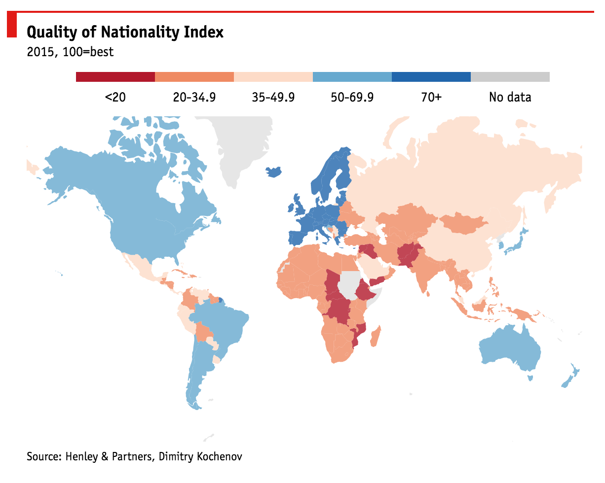 Ranking Each Country’s Citizenship The Big Picture