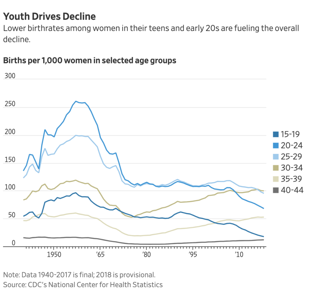 Falling Us Birth Rates The Big Picture