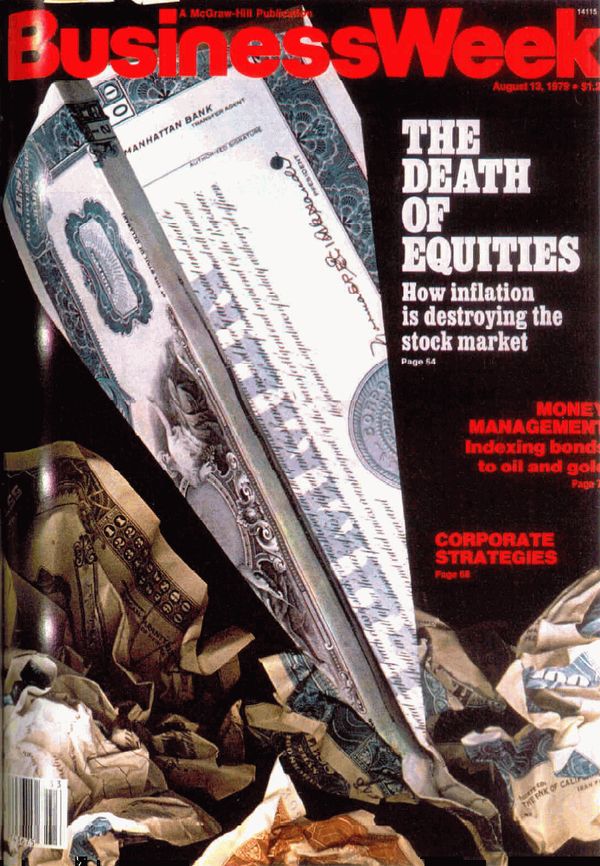 Death Of Equities 40th Anniversary The Big Picture
