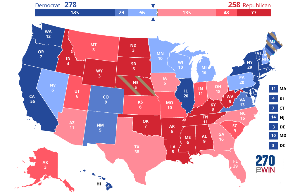 2020 Presidential Election Interactive Map The Big Picture