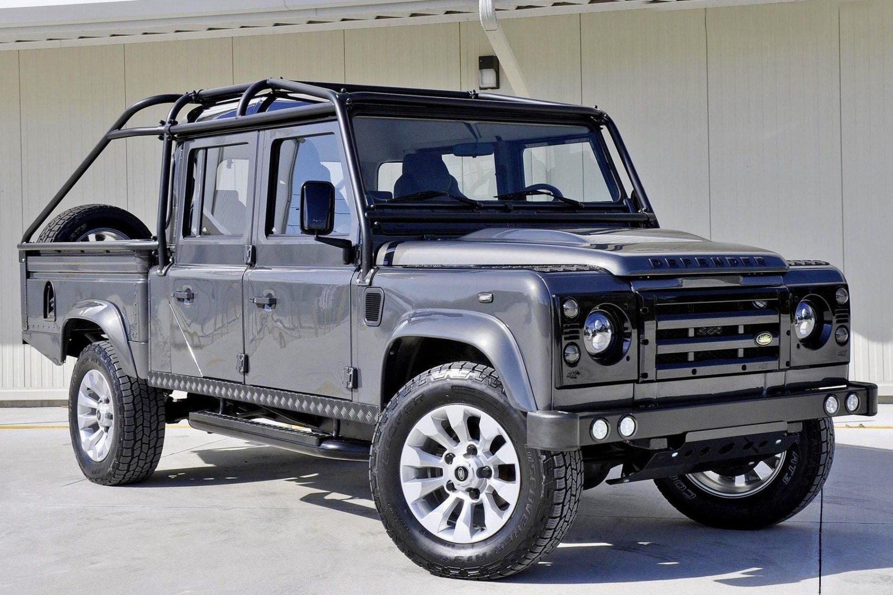 A Turbodiesel Land Rover Defender Pick Up Truck