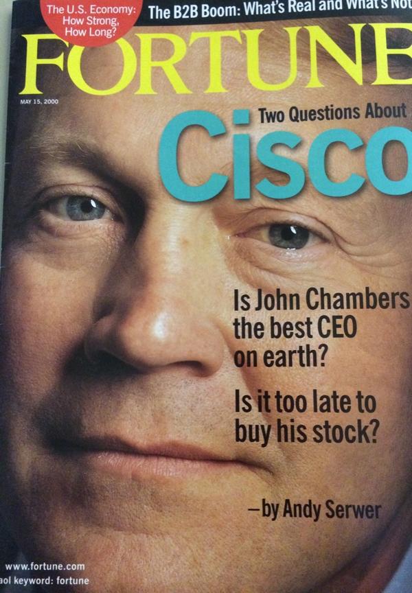 “No matter how you cut it, you’ve got to own Cisco” (2000) 3